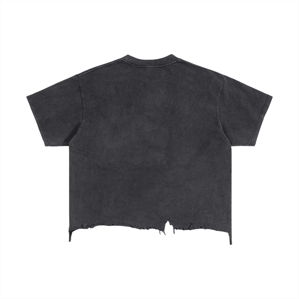 Vintage Wash Distressed Hem ASW T-Shirt