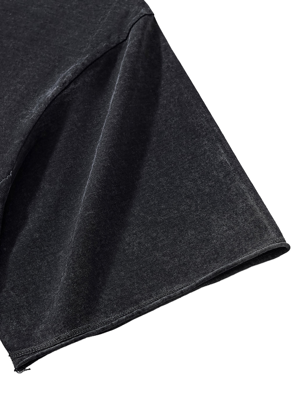 Raw Edge Snow Washed Boxy AS T-Shirt