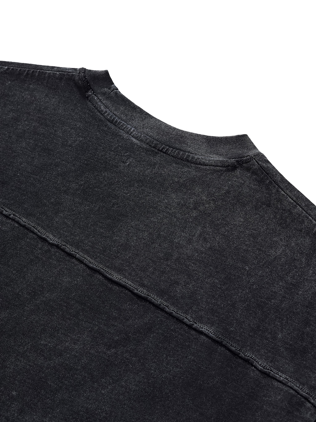 Raw Edge Snow Washed Boxy AS T-Shirt