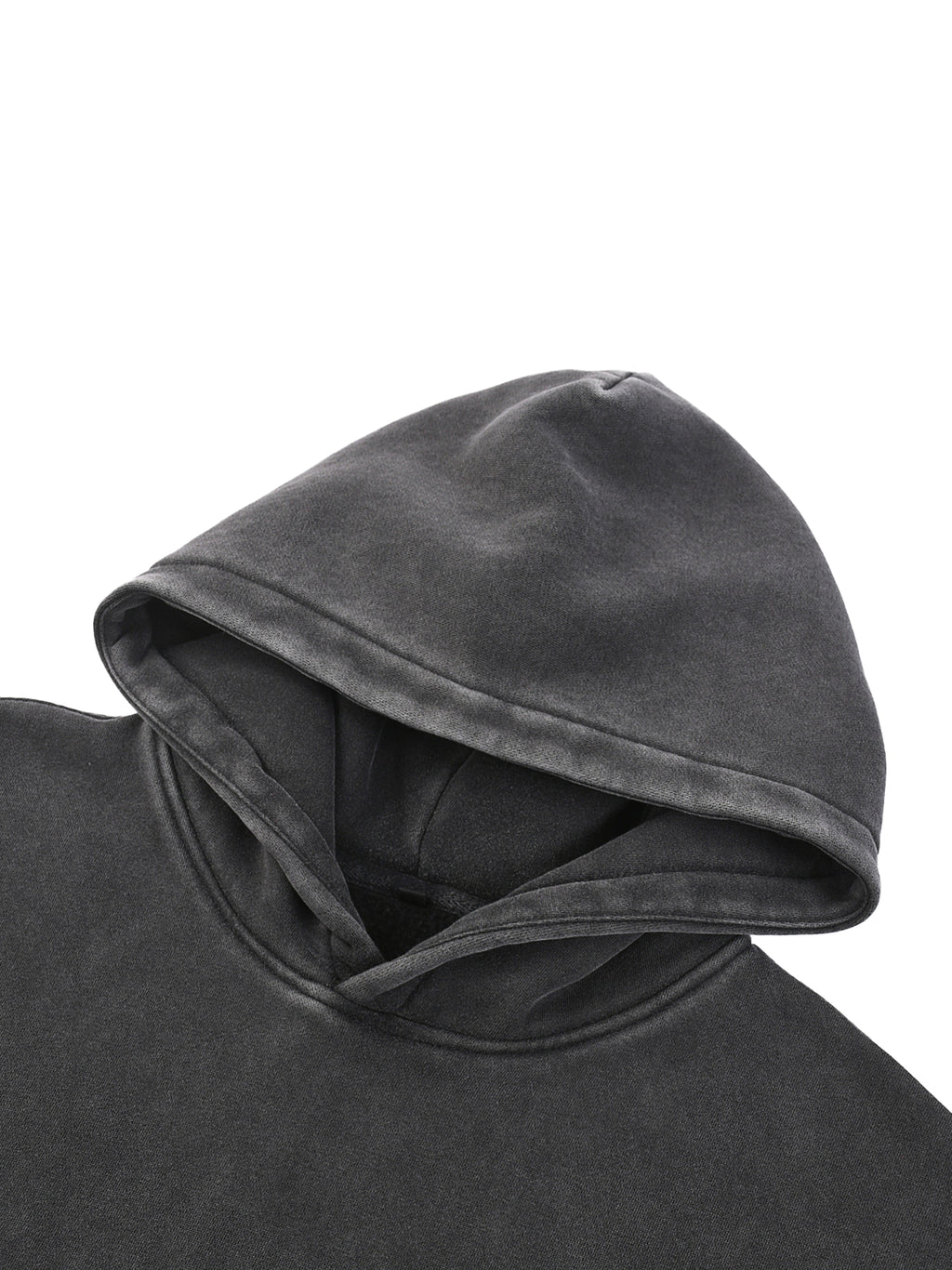 Snow Wash Fleece Oversize Branded Hoodie