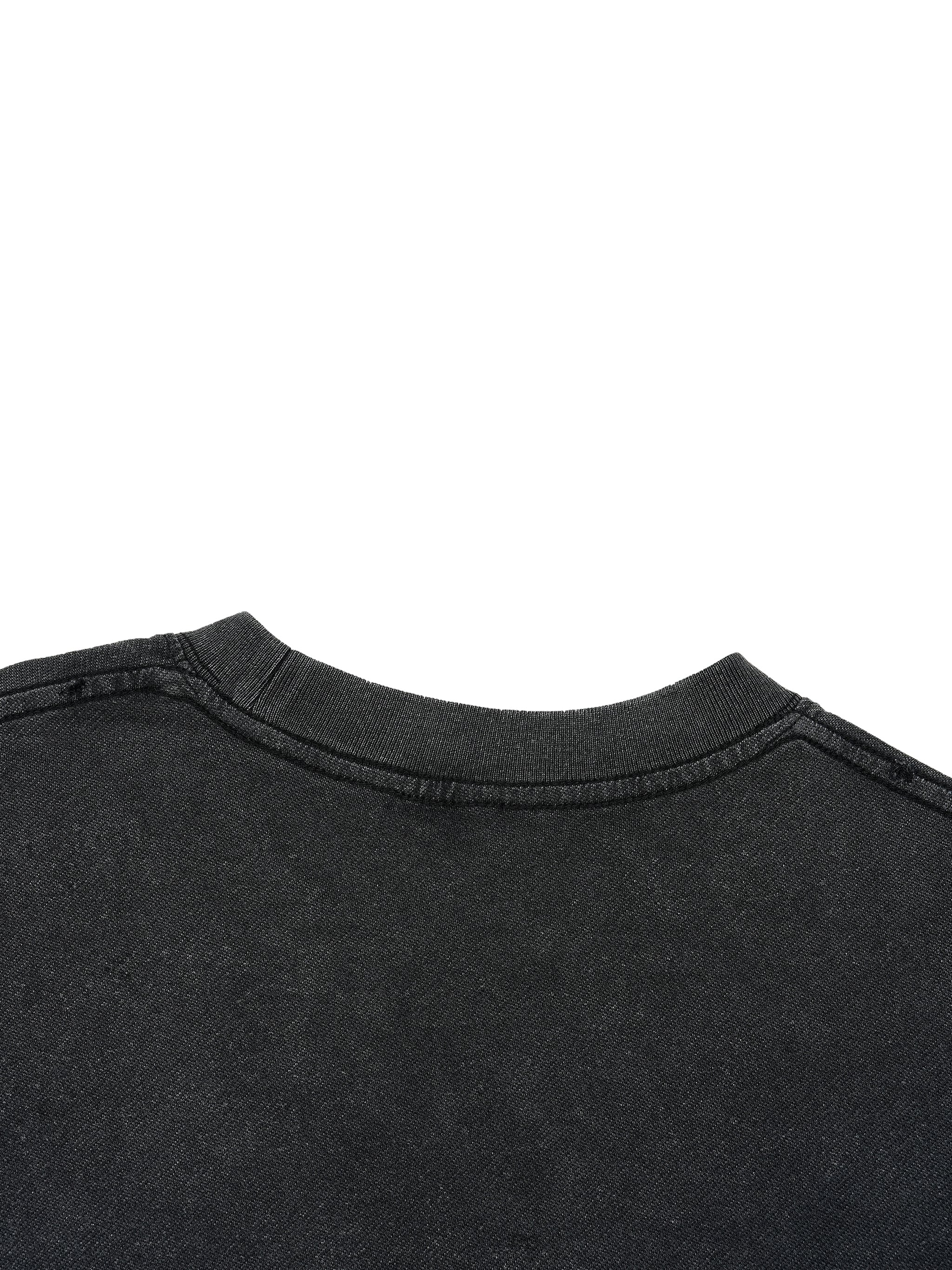 Vintage Wash Distressed Hem ASW T-Shirt